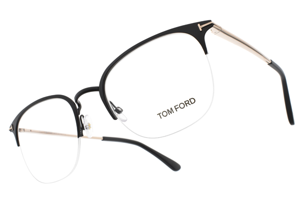 Tom Ford 眼鏡TOM5452 C002（黑-金）眉框眼鏡眼鏡品牌尺寸52mm - 鏡在